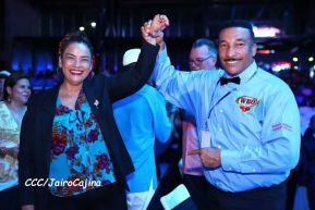 "Noche de Campeones" en el Polideportivo Alexis Argüello en Managua