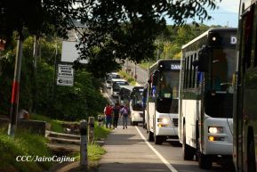 Nicaragua recibe nueva flota de 250 buses procedentes de la República Popular China