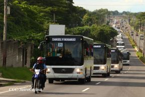Nicaragua recibe nueva flota de 250 buses procedentes de la República Popular China