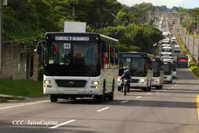 Nicaragua recibe nueva flota de 250 buses procedentes de la República Popular China