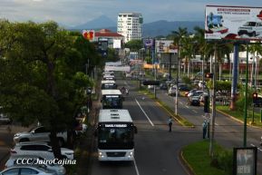 Nicaragua recibe nueva flota de 250 buses procedentes de la República Popular China