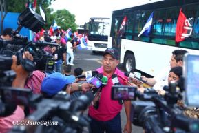 Nicaragua recibe nueva flota de 250 buses procedentes de la República Popular China