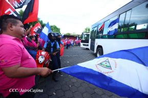 Nicaragua recibe nueva flota de 250 buses procedentes de la República Popular China