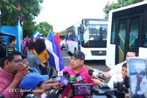 Nicaragua recibe nueva flota de 250 buses procedentes de la República Popular China