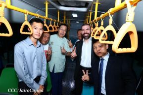 Entrega de 250 autobuses de China a cooperativas de transporte de Managua