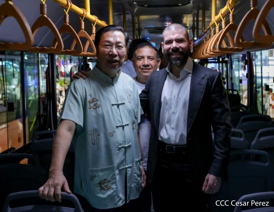 Entrega de 250 autobuses de China a cooperativas de transporte de Managua