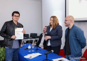 Comunicadores de la Agencia Sputnik con  Medios del Poder Ciudadano