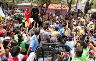 Miles de boaqueños recibieron al cardenal Leopoldo José Brenes