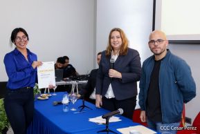 Comunicadores de la Agencia Sputnik con  Medios del Poder Ciudadano