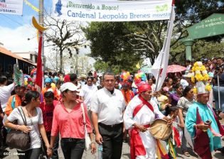 Miles de boaqueños recibieron al cardenal Leopoldo José Brenes