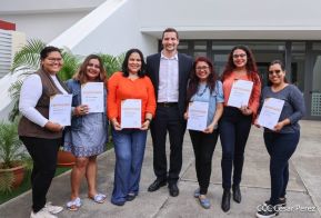 Comunicadores de la Agencia Sputnik con  Medios del Poder Ciudadano