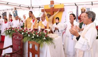 Miles de boaqueños recibieron al cardenal Leopoldo José Brenes