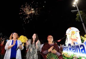 Conozca los altares en honor a la Purísima en la Avenida de Bolívar a Chávez