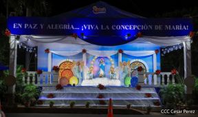 Conozca los altares en honor a la Purísima en la Avenida de Bolívar a Chávez