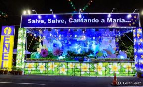 Conozca los altares en honor a la Purísima en la Avenida de Bolívar a Chávez