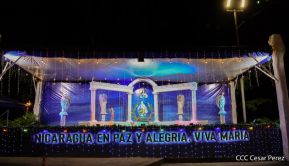 Conozca los altares en honor a la Purísima en la Avenida de Bolívar a Chávez