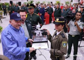 Acto de graduación de la Academia Militar del Ejército de Nicaragua