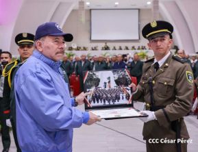 Acto de graduación de la Academia Militar del Ejército de Nicaragua