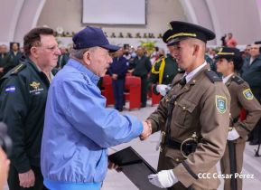Acto de graduación de la Academia Militar del Ejército de Nicaragua