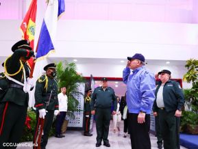 Acto de graduación de la Academia Militar del Ejército de Nicaragua