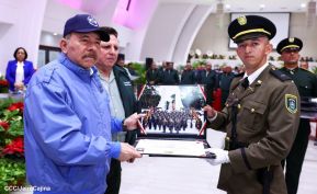 Acto de graduación de la Academia Militar del Ejército de Nicaragua