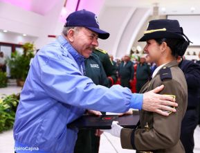 Acto de graduación de la Academia Militar del Ejército de Nicaragua