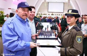 Acto de graduación de la Academia Militar del Ejército de Nicaragua