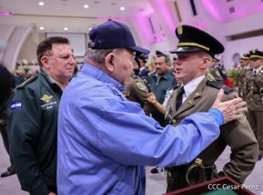 Acto de graduación de la Academia Militar del Ejército de Nicaragua