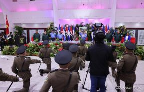 Acto de graduación de la Academia Militar del Ejército de Nicaragua