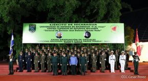 Acto de graduación de la Academia Militar del Ejército de Nicaragua