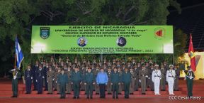 Acto de graduación de la Academia Militar del Ejército de Nicaragua