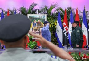 Acto de graduación de la Academia Militar del Ejército de Nicaragua