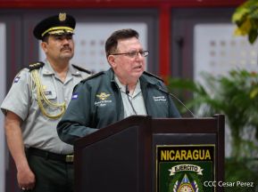 Acto de graduación de la Academia Militar del Ejército de Nicaragua