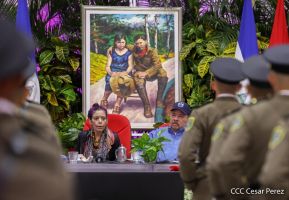 Acto de graduación de la Academia Militar del Ejército de Nicaragua
