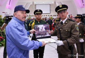 Acto de graduación de la Academia Militar del Ejército de Nicaragua