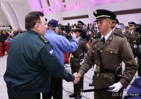 Acto de graduación de la Academia Militar del Ejército de Nicaragua