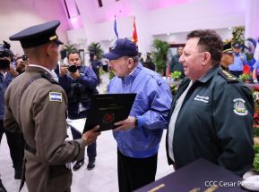 Acto de graduación de la Academia Militar del Ejército de Nicaragua
