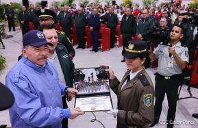 Acto de graduación de la Academia Militar del Ejército de Nicaragua