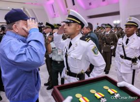 Acto de graduación de la Academia Militar del Ejército de Nicaragua