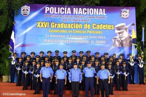 XXVI Promoción de Cadetes de la Universidad de Ciencias Policiales "Leonel Rugama"