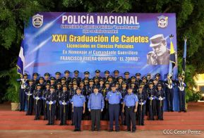 XXVI Promoción de Cadetes de la Universidad de Ciencias Policiales "Leonel Rugama"