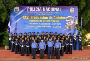 XXVI Promoción de Cadetes de la Universidad de Ciencias Policiales "Leonel Rugama"