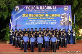 XXVI Promoción de Cadetes de la Universidad de Ciencias Policiales "Leonel Rugama"