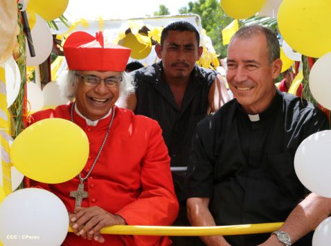 San Rafael del Sur concluye sus fiestas patronales con alegre visita del Cardenal Leopoldo Brenes