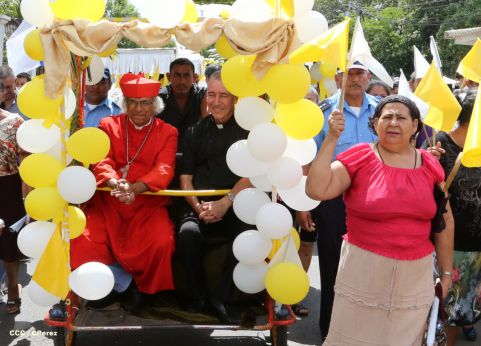 San Rafael del Sur concluye sus fiestas patronales con alegre visita del Cardenal Leopoldo Brenes