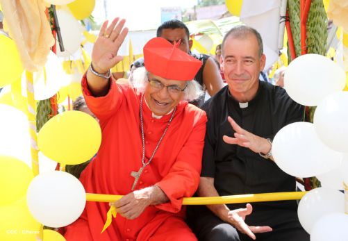 San Rafael del Sur concluye sus fiestas patronales con alegre visita del Cardenal Leopoldo Brenes