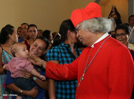 San Rafael del Sur concluye sus fiestas patronales con alegre visita del Cardenal Leopoldo Brenes