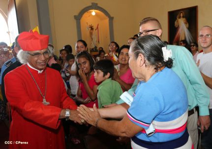 San Rafael del Sur concluye sus fiestas patronales con alegre visita del Cardenal Leopoldo Brenes