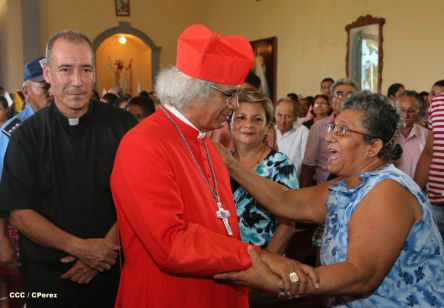 San Rafael del Sur concluye sus fiestas patronales con alegre visita del Cardenal Leopoldo Brenes