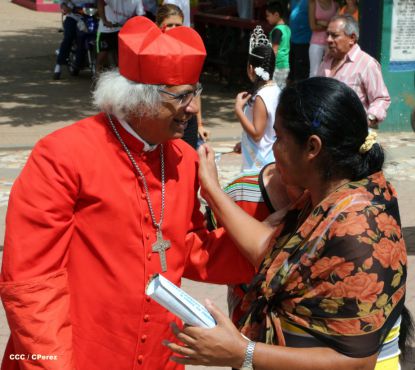 San Rafael del Sur concluye sus fiestas patronales con alegre visita del Cardenal Leopoldo Brenes